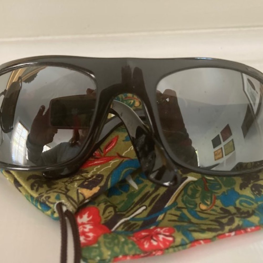 Mens Maui Jim Black Sports Sunglasses